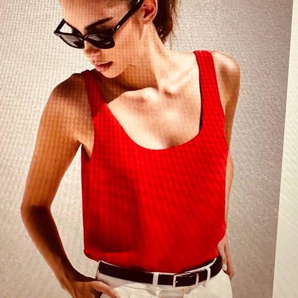 AYR Tops - AYR the first thing silk scoop neck tank